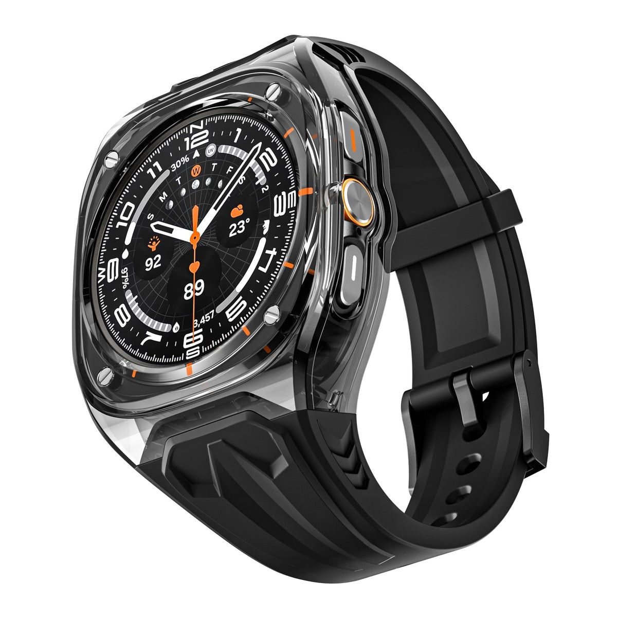 GlacierGuard Galaxy Watch7 Ultra Case — 47mm, Low-Profile Protective Shell