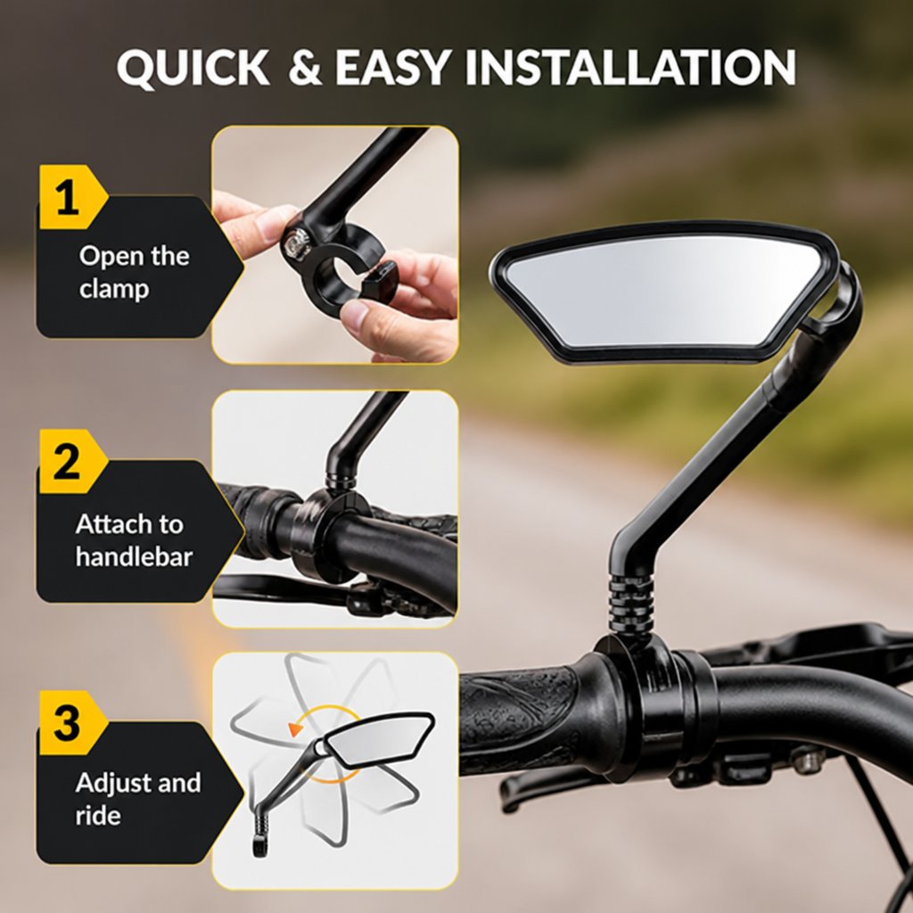 VeloSight — Ride with Rock-Solid Confidence and Crystal-Clear Views Every Mile - Souliia