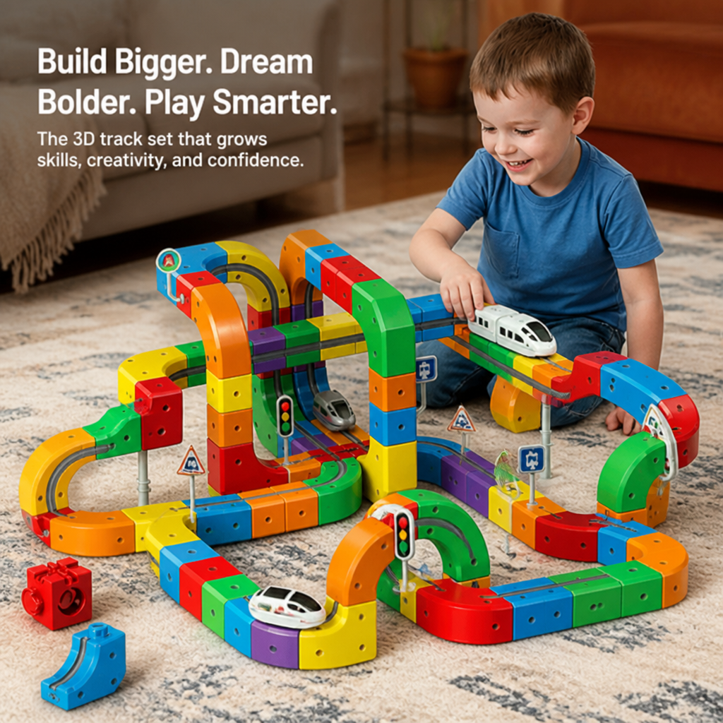 TurboTracks — Ignite Your Child’s Genius with Every Thrilling Build - Souliia