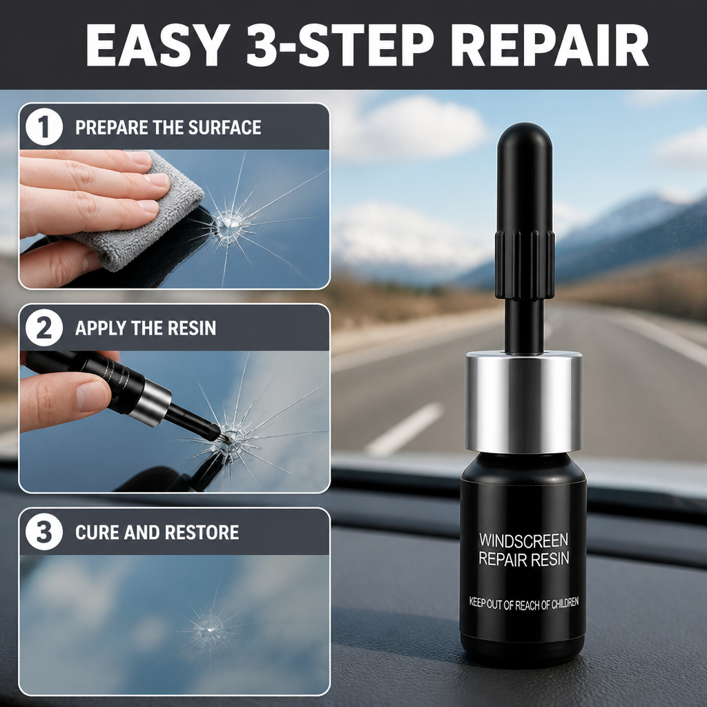 VitraClear Glass Rescue Kit — Instantly Restore Confidence with Invisible, Lasting Glass Repair - Souliia