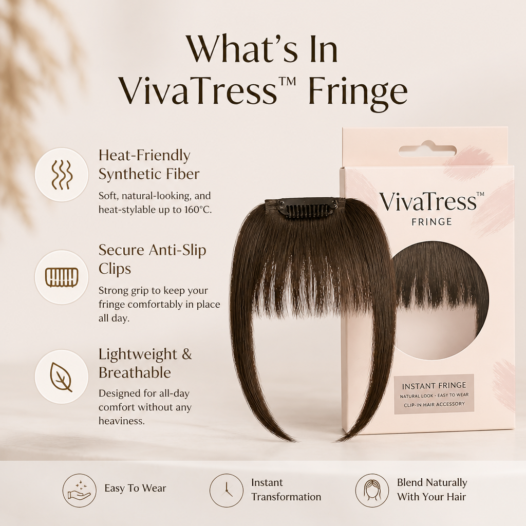 VivaTress Fringe — Instantly Unlock Your Bold, Effortless Glam Look - Souliia