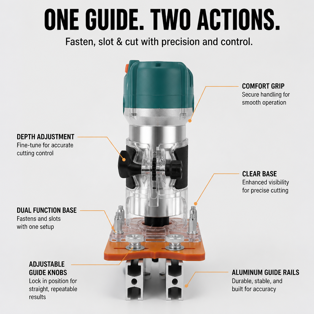 VersaCraft Duo — Double Your Woodworking Speed with Flawless Precision and Effortless Flow - Souliia