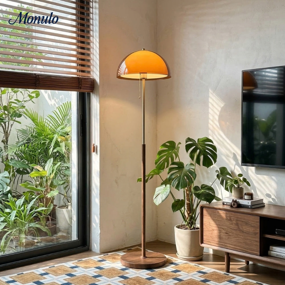 Sunset Afterglow Modern Clean Line Floor Lamp Minimalist Standing Light for Bedroom and Lounge | Souliia