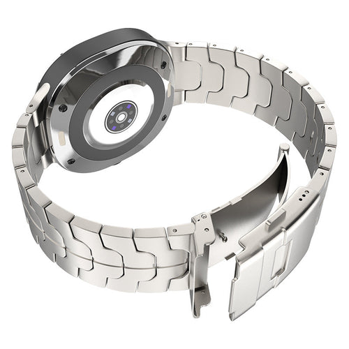 Aurora Titanium Strap — Adjustable Folding Buckle for Samsung Galaxy Watch Ultra