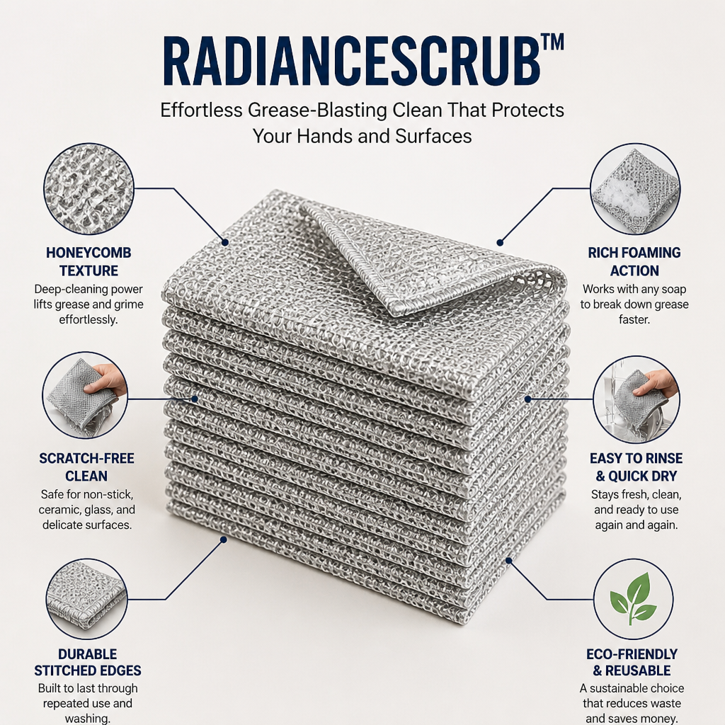 RadianceScrub - Bez námahy odstraňuje mastnotu a chrání vaše ruce i povrchy - Souliia