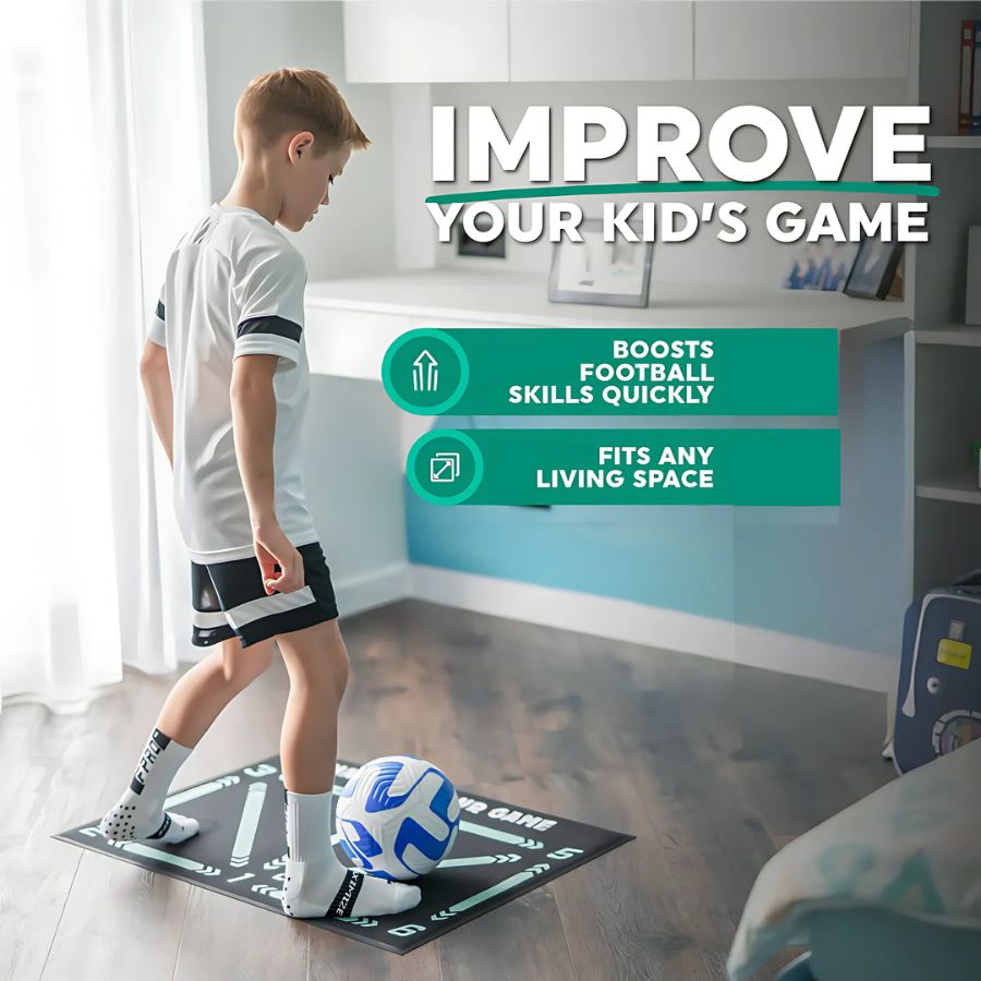 Profi futballedzőszőnyeg és videós edzésprogram