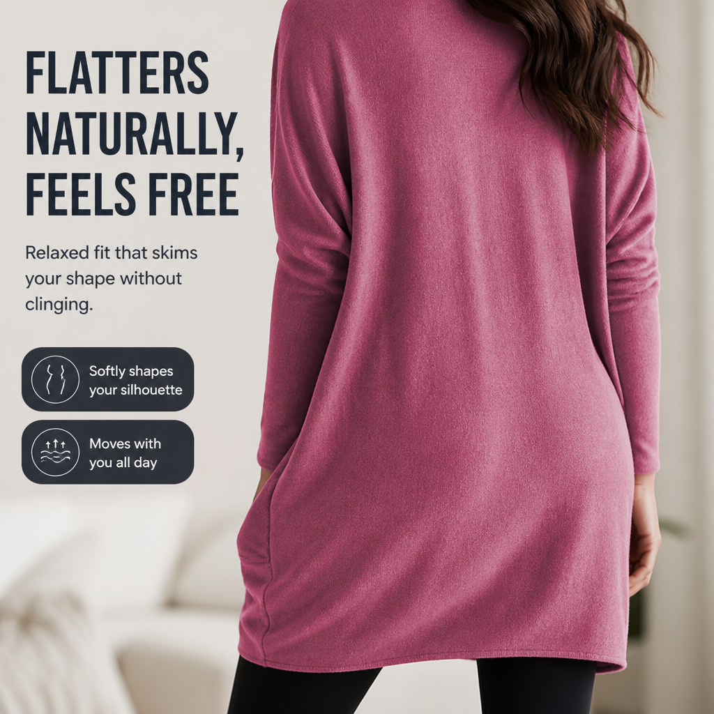 VeluraEase PocketBlouse — Tunne vapaus ja itsevarmuus silkinpehmeän mukavuuden ympäröimänä koko päivän - Souliia
