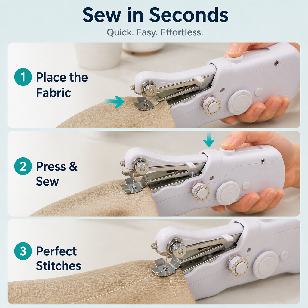 SewSwift — Unleash Your Creativity Anywhere with Effortless, Precise Stitching - Souliia