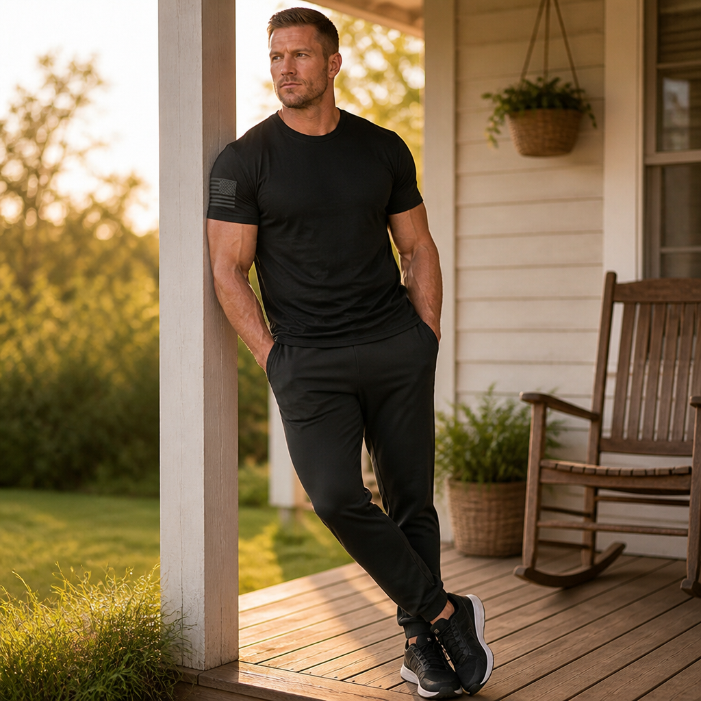VigorFlex Athletic Fit Crew Neck T-Shirt — Stay Fresh, Move Freely, Look Unstoppable All Day - Souliia