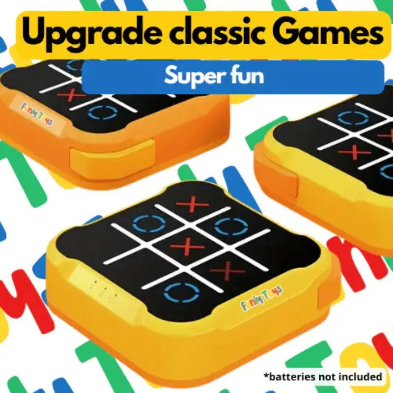 Electronic Tic Tac Toe Board Game — 9 Progressive Challenges