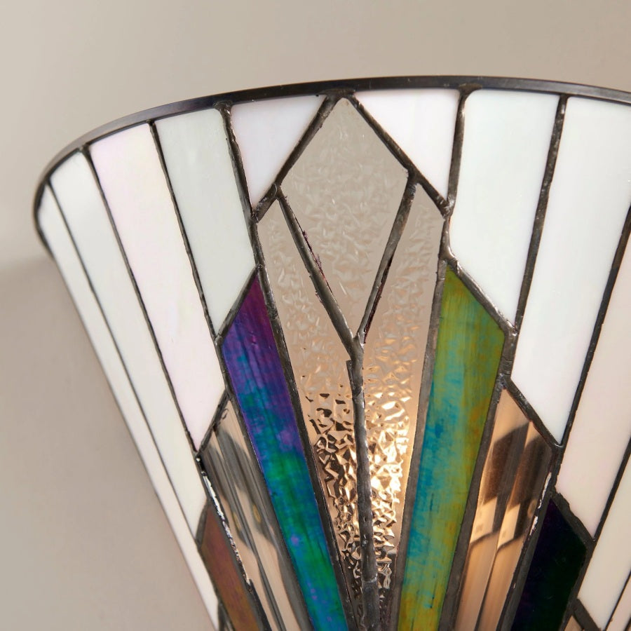 TF Astoria Art Glass Wall Sconce – Handcrafted Vintage Style Accent Lamp for Bedrooms | Souliia