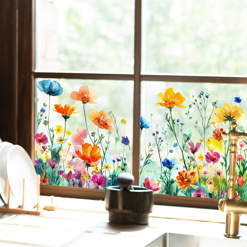 Transform Your Windows into Colorful Floral Dreams with BloomAura - Souliia