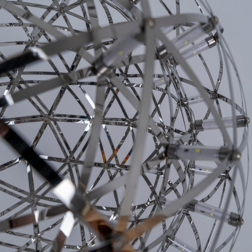 Silver Spark Ball Pendant Light | Souliia