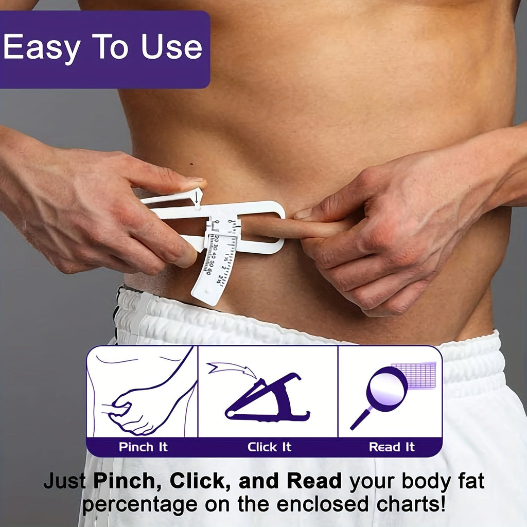 Caliperfit Body Fat Caliper — Precision Pinch-and-Read Skinfold Gauge