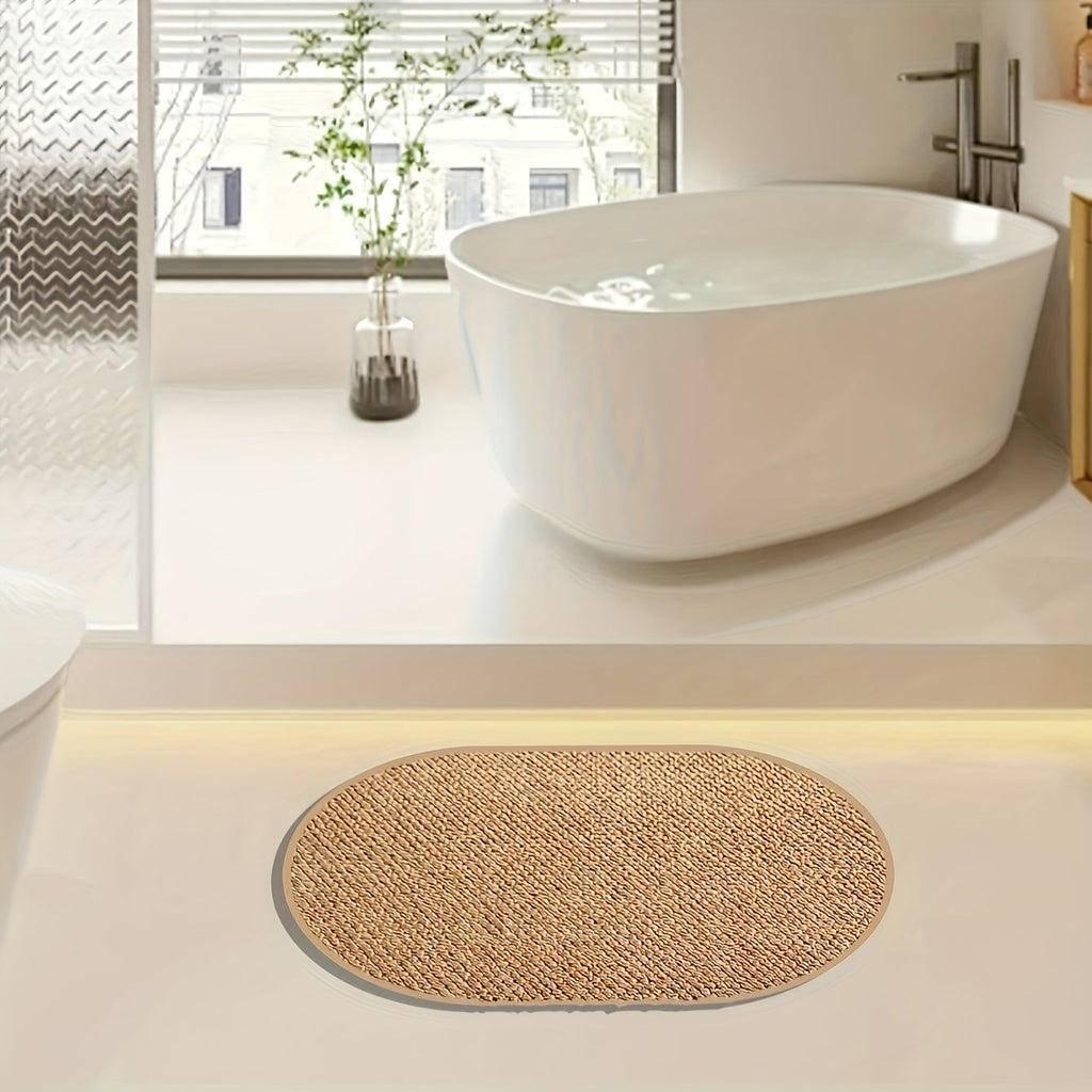 ScandiRoots Brown Oval Rug — Nordic Style Design