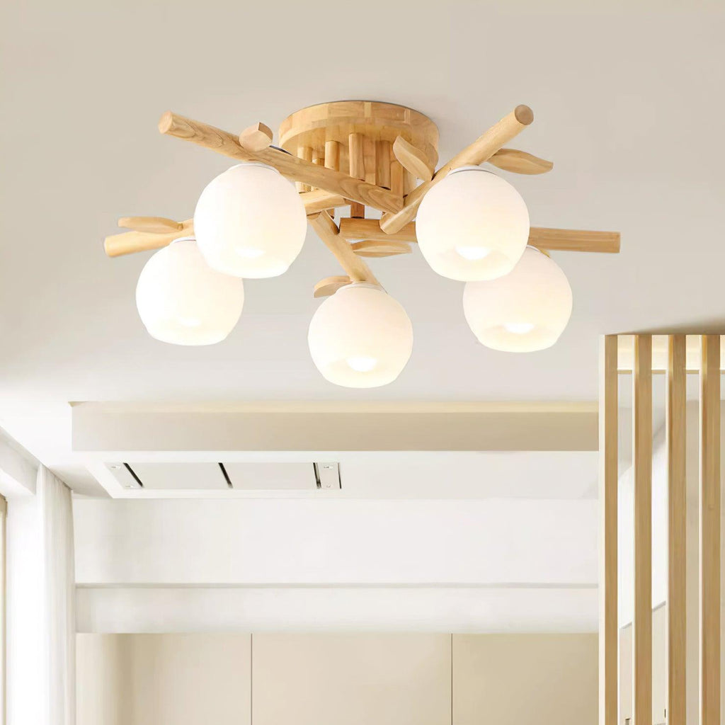 Tinsley Holz Deckenleuchte | Souliia