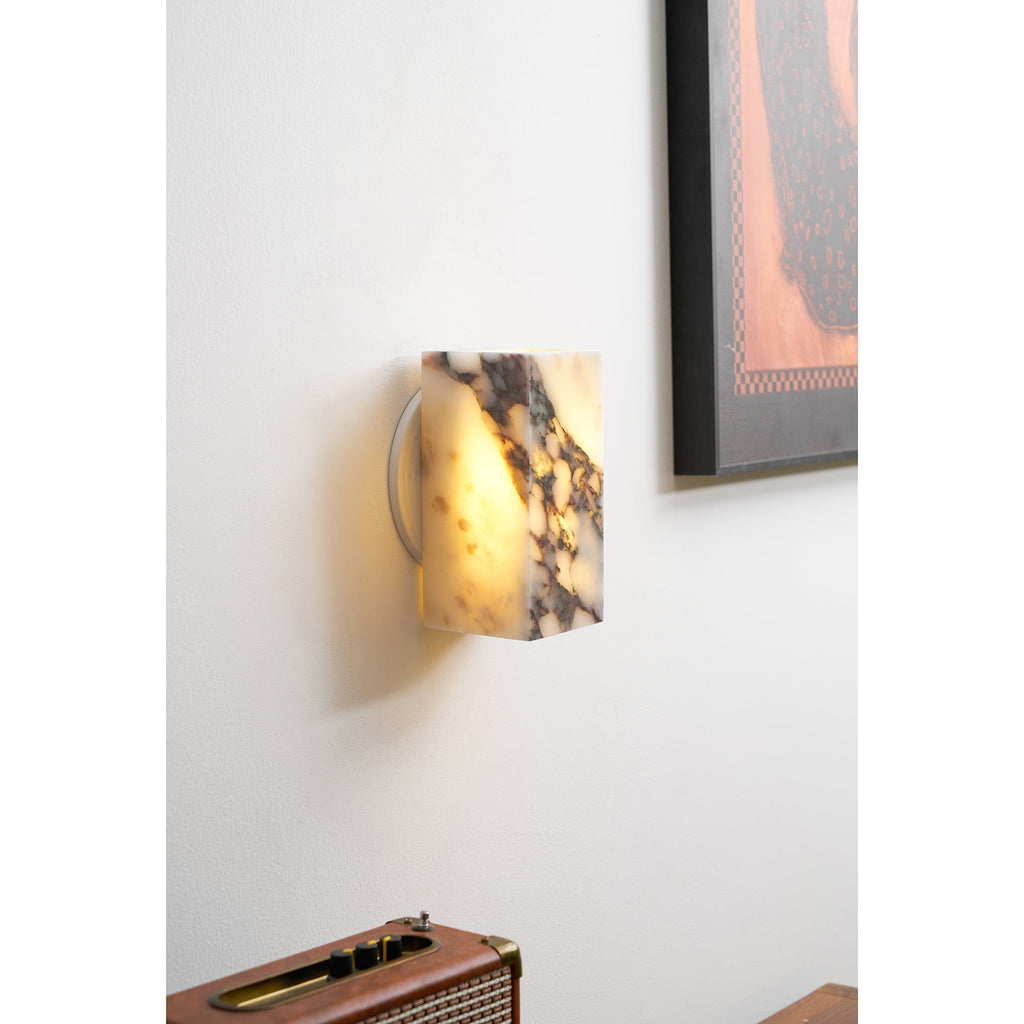 Square Marble Wall Lamp | Souliia