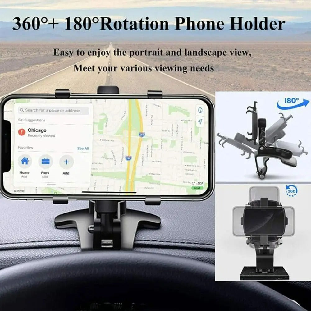Telefoonhouder voor het dashboard van de auto — veilige, gemakkelijk toegankelijke bevestiging