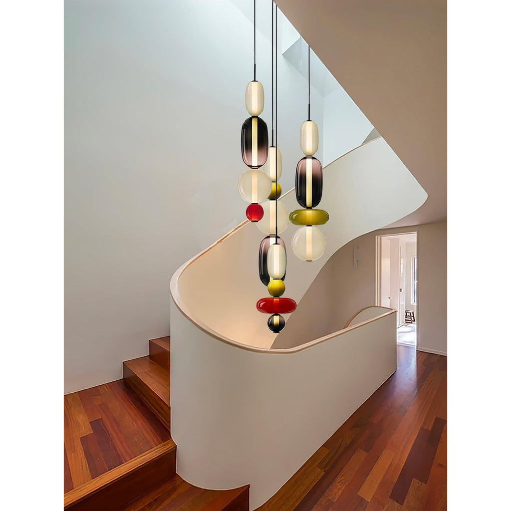 Buntglas Kronleuchter | Souliia