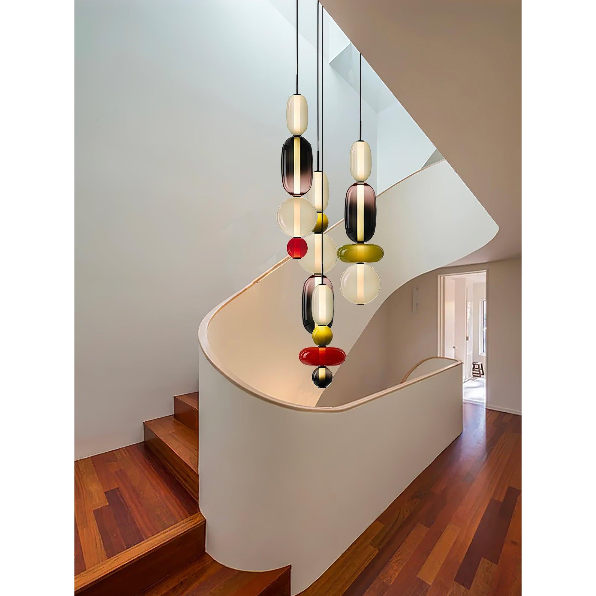 Buntglas Kronleuchter | Souliia