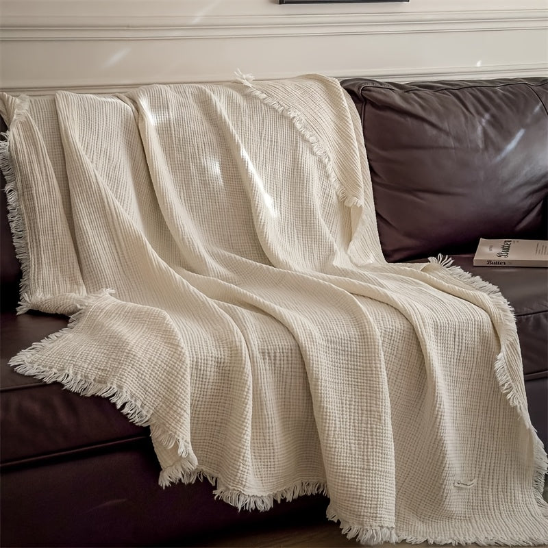 Bohobreeze Lightweight Muslin Cotton Quilt — Breathable Cooling Design