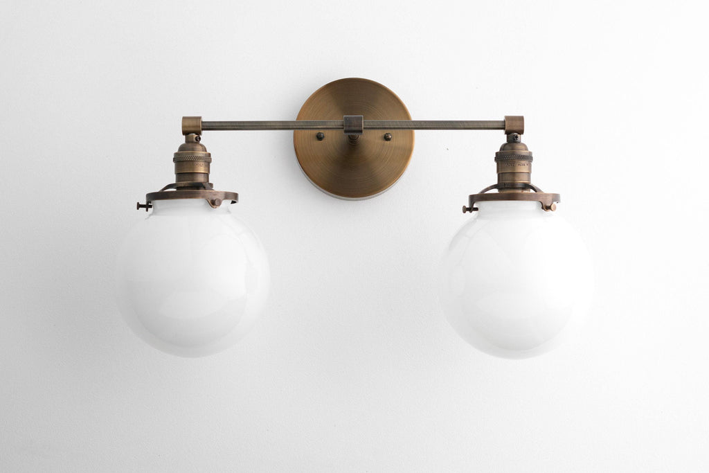 Lumio Globe Geometric Linear Vanity Light – Modern Bathroom Wall Fixture for Mirror and Sink Areas | Souliia