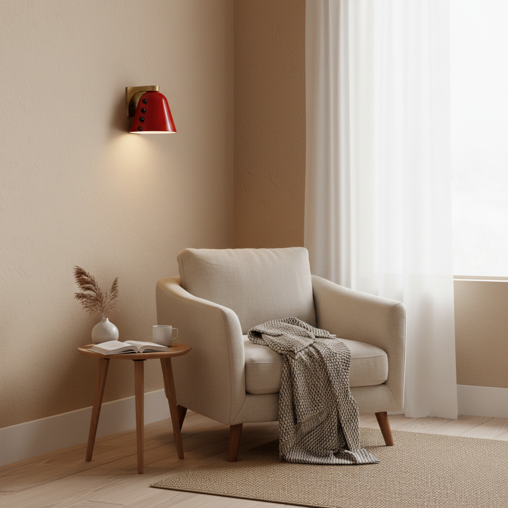 Makki Moderne Keramik Minimalistische Wandleuchte | Souliia