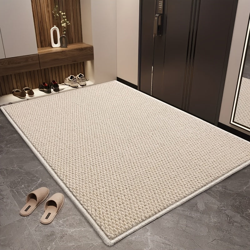 Lumedwell Pineapple Entry Rug — Textured Surface Finish, Anti-Slip Construction