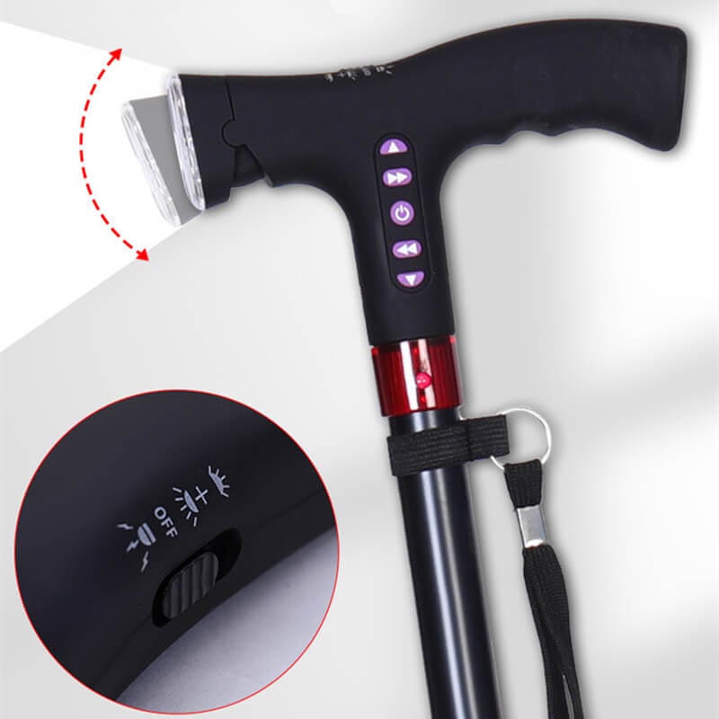 Walking Stick | Fall Detector | Adjustable Height | SmartCane - Souliia