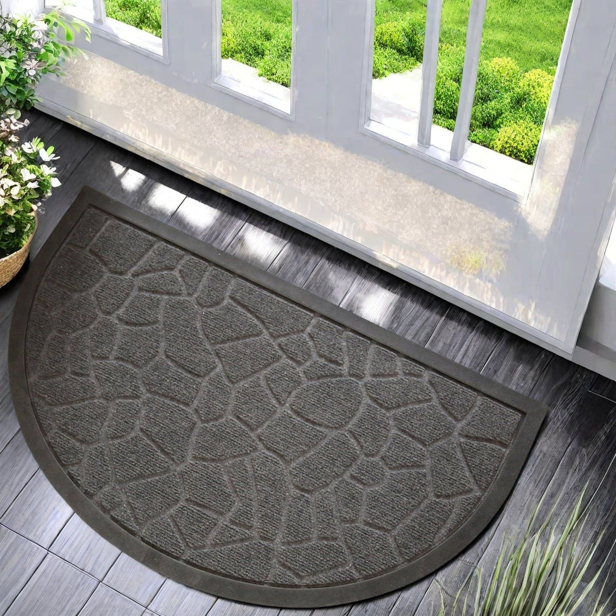Earthlux Outdoor Doormat — Dirt Trapping, Moisture Resistant — 44.96 x 74.93 cm