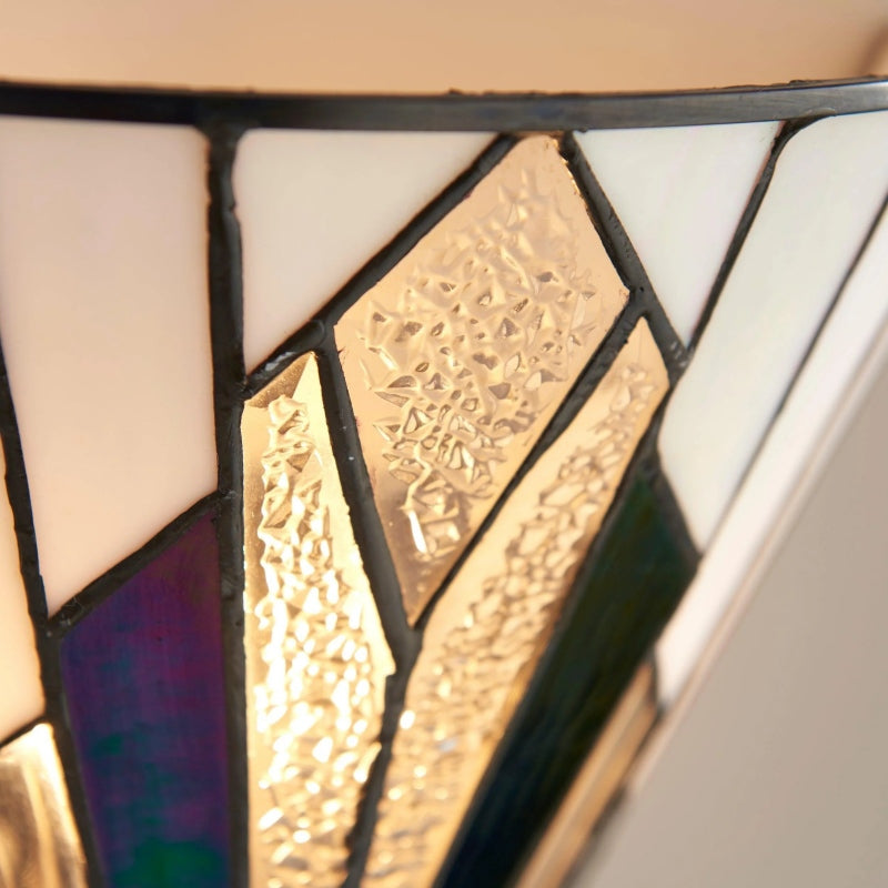 TF Astoria Art Glass Wall Sconce – Handcrafted Vintage Style Accent Lamp for Bedrooms | Souliia