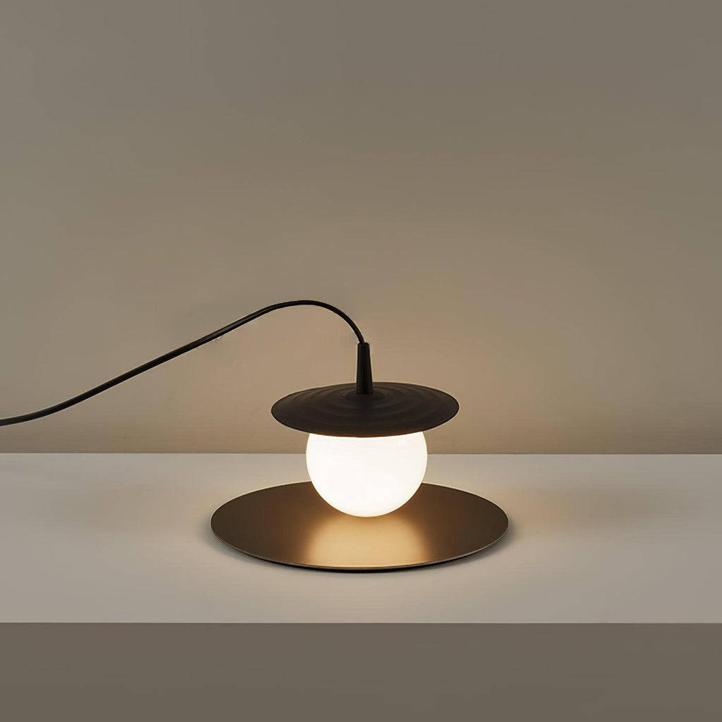 Moderne klassisk pladespiller-bordlampe M31 | Souliia