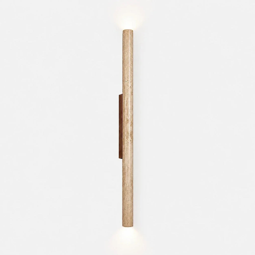 Stone Linear Wall Sconce, Up Down Wall Light for Hallway, Vanity, Bedroom and Stairway | Souliia