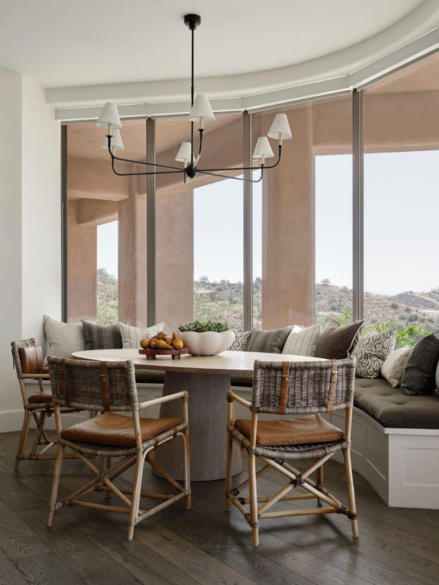 Sleek Chandelier Featuring Layered Linear Silhouette | Souliia
