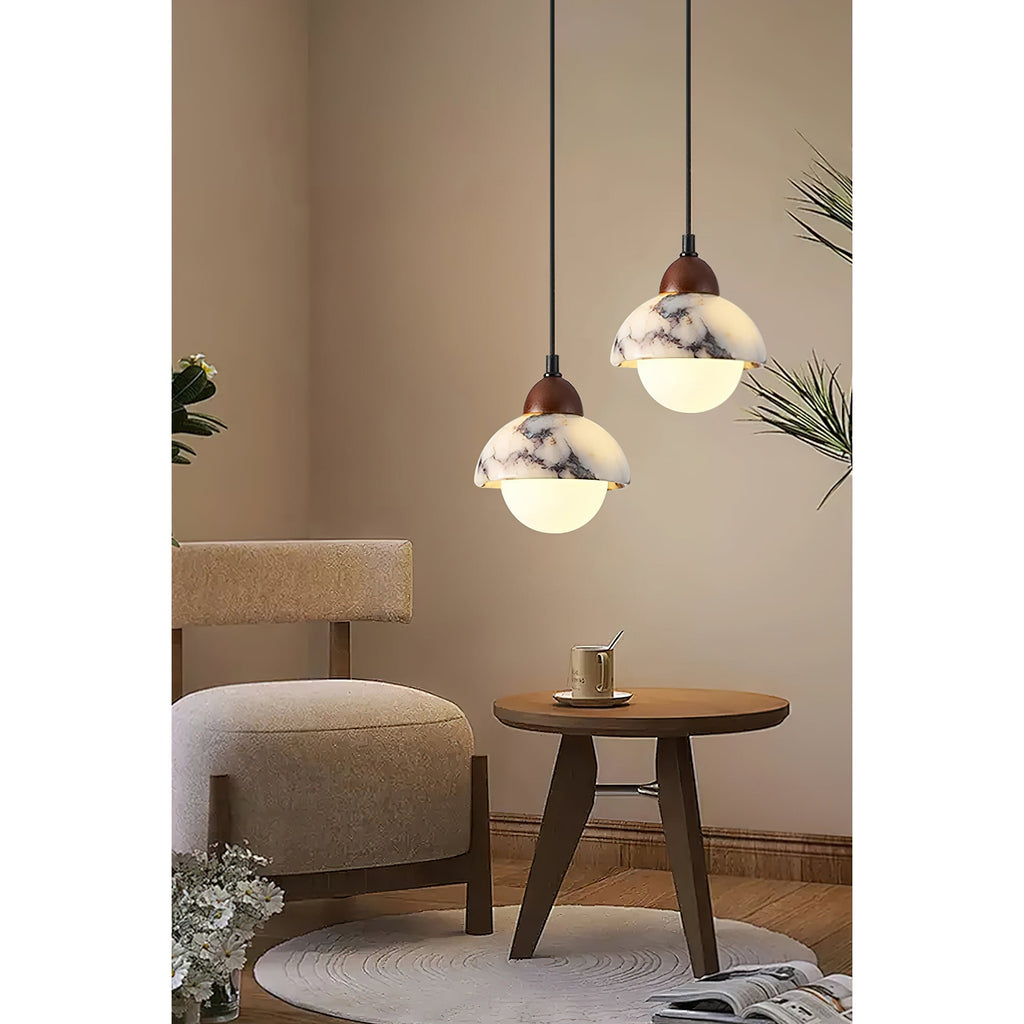Lampada a sospensione Polaris in marmo | Souliia