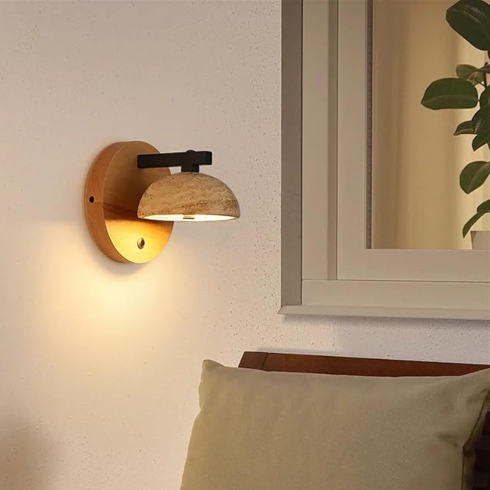 The Travertine Charming Wall Light | Souliia