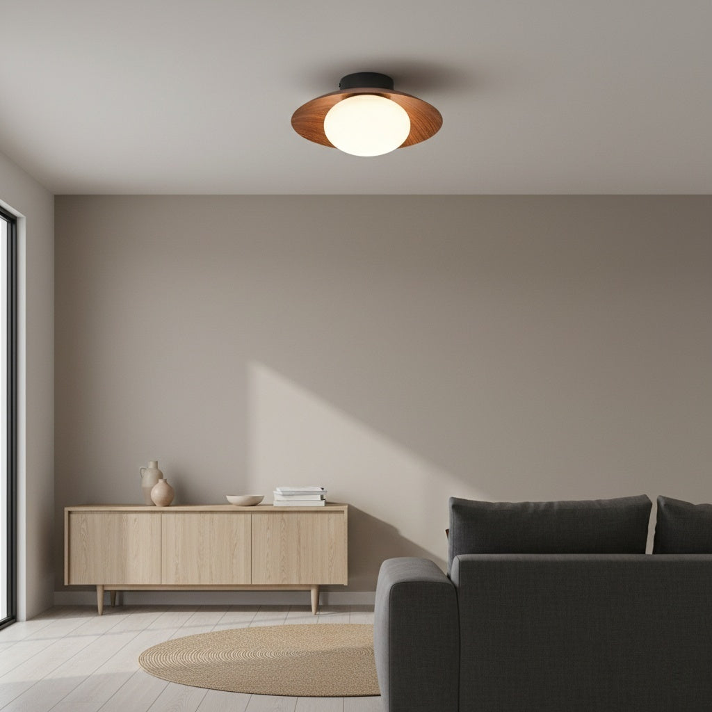 Oribela Artful Glass Sphere Ceiling Light – Scandinavian Modern Ceiling Fixture for Kitchens Lounges and Bedrooms | Souliia