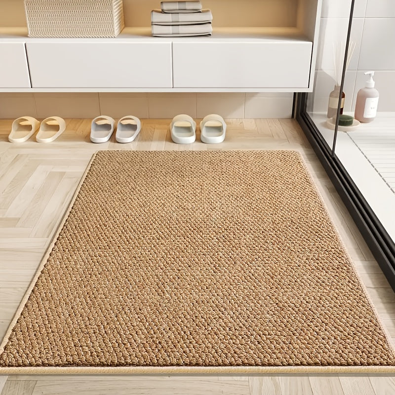 Lumedwell Pineapple Entry Rug — Textured Surface Finish, Anti-Slip Construction