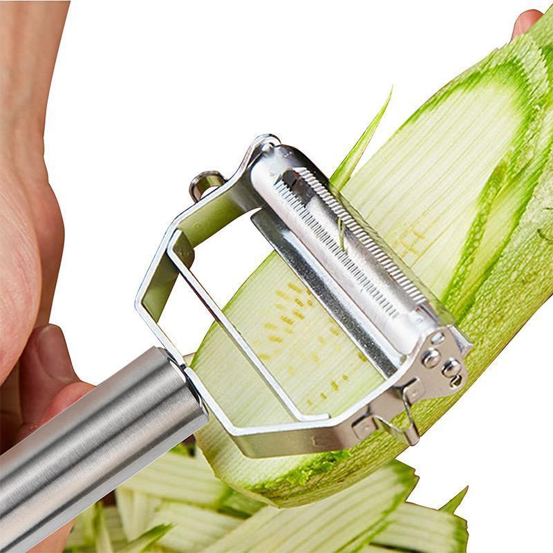 Vegetable Peeler | Dual Blades | Stainless Steel | Kitchen Cutter - Souliia