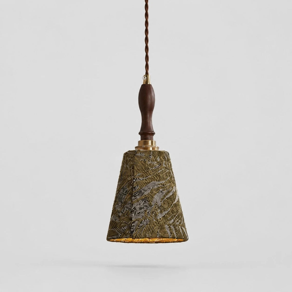 Wabi-sabi-pendellampe i stof | Souliia
