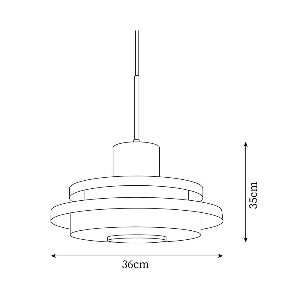 Maisie Glass Pendant Lamp | Souliia
