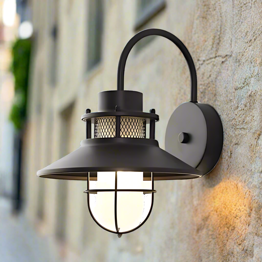 Luminous Outdoor Fackel Metall-Außenwandleuchte | Souliia