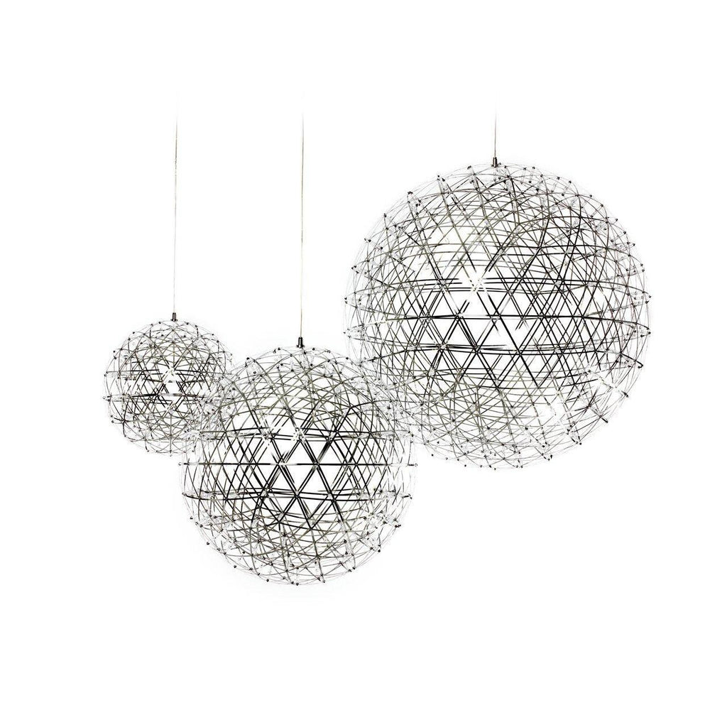 Silver Spark Ball Pendant Light | Souliia