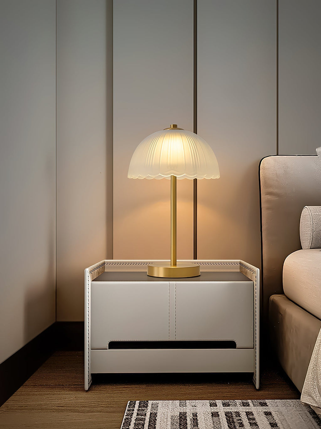Small Umbrella Table Lamp | Souliia