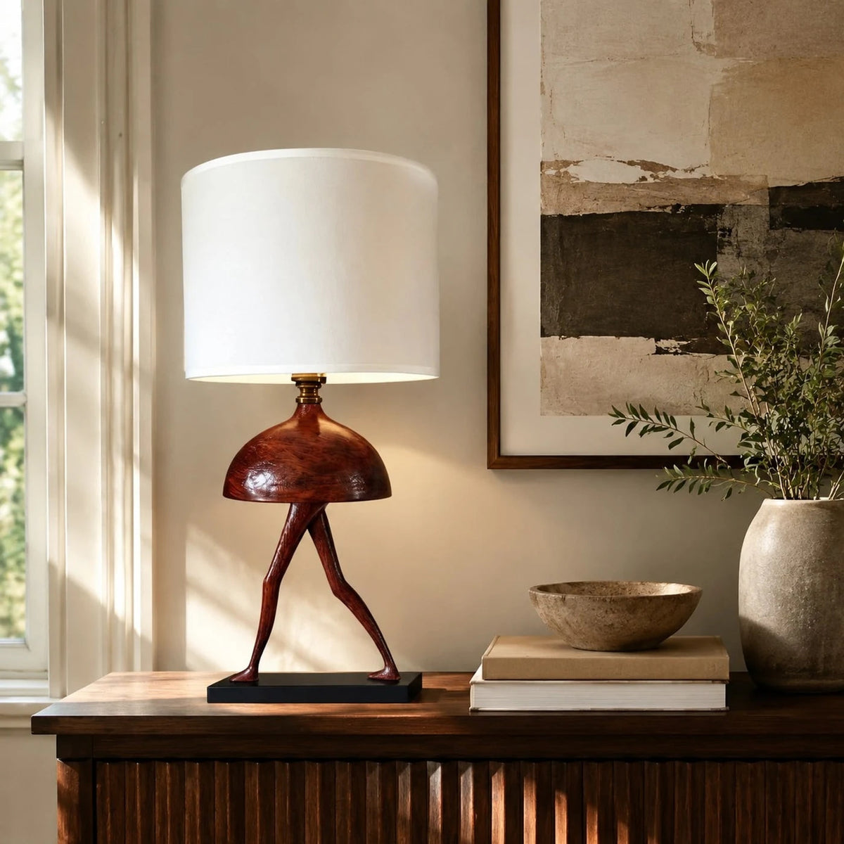 Sculptural Modern American Table Lamp | Souliia