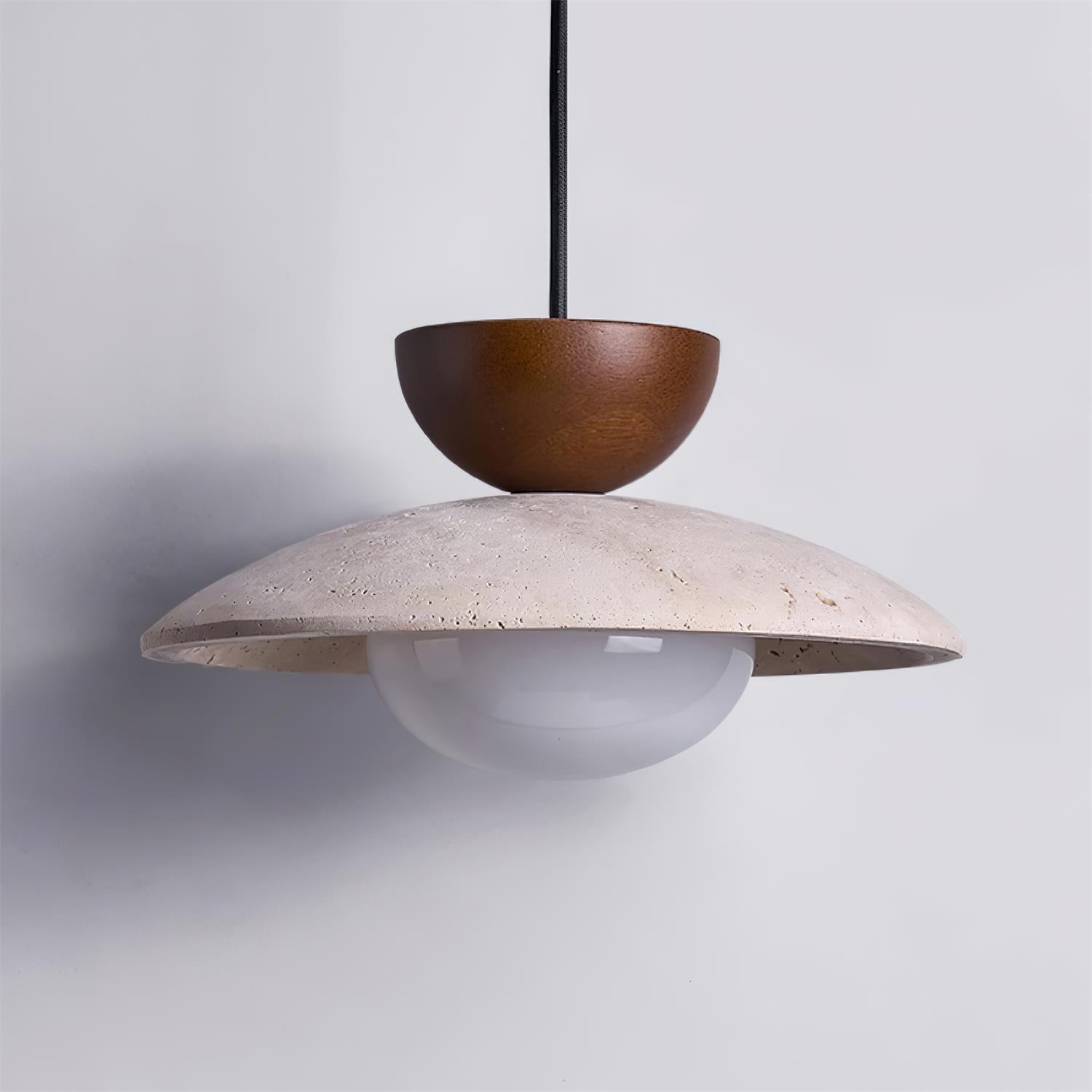 Tia Travertine Pendant Lamp | Souliia
