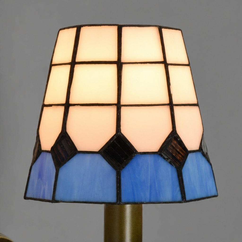 TF Tivanny Vintage Retro Buntglas-Wandlampe für Schlafzimmer und Eingangsbereiche | Souliia