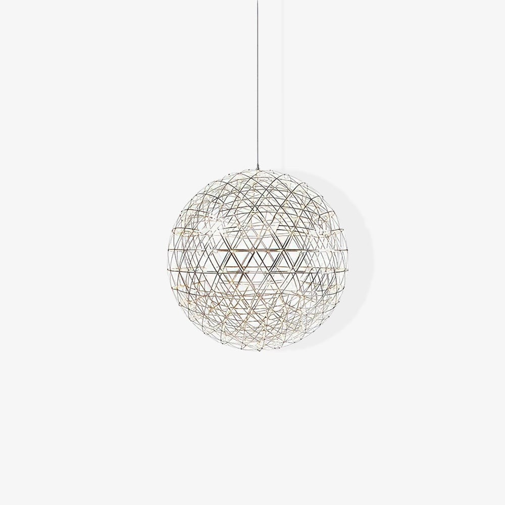Silver Spark Ball Pendant Light | Souliia