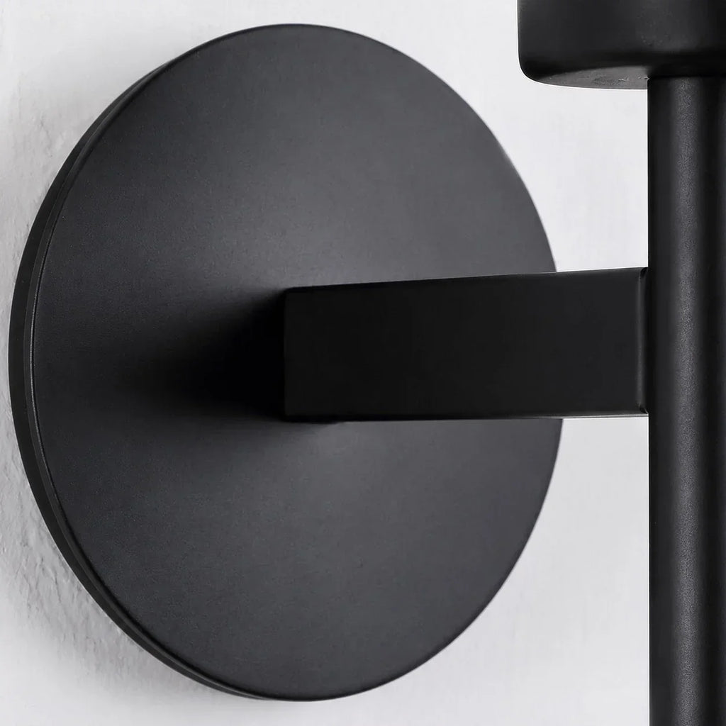 Rippled Glass Outdoor Wall Sconce | Souliia