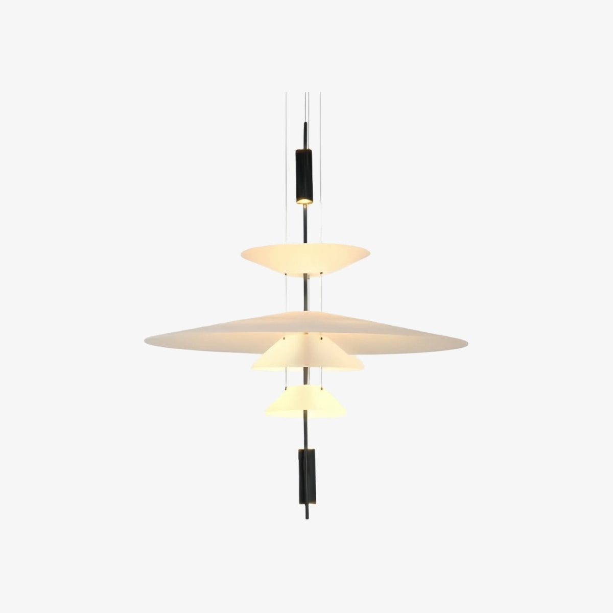 Plumeo pendellampe i flere lag – minimalistisk lampe til moderne stuer N54 | Souliia